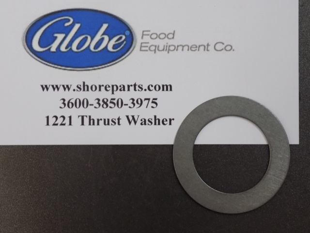 Globe Slicer Models 3600, 3850, 3975 Thrust Washer Part 1221
